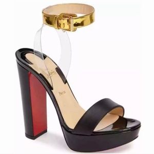 Christian Louboutin “red bottom” platform heels